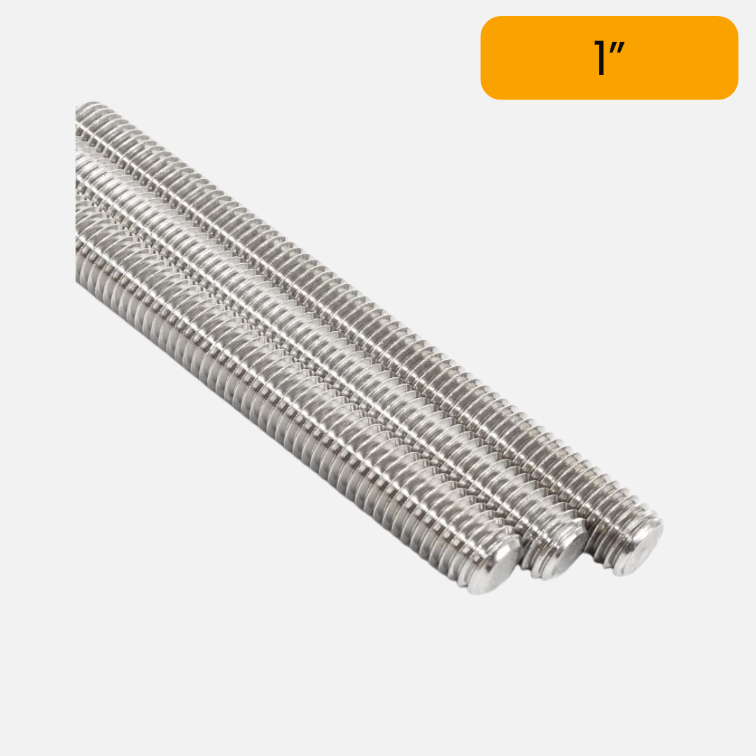 Varilla roscado inoxidable unc x 1 metro 1"