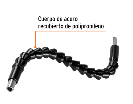 Extension 12" flexible para atornillar marca PRETUL