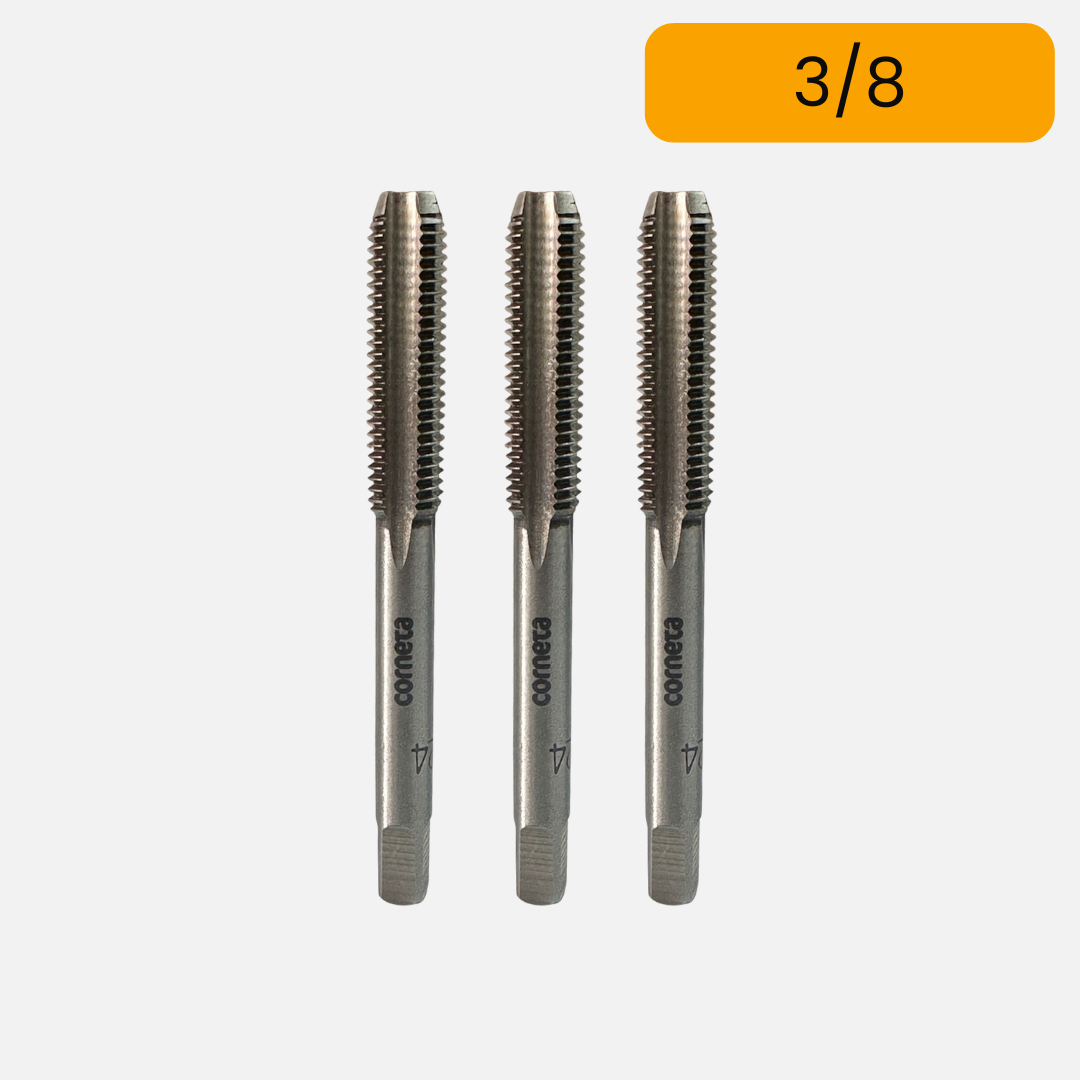 Macho acero al carbón marca corneta X3 de 3/8