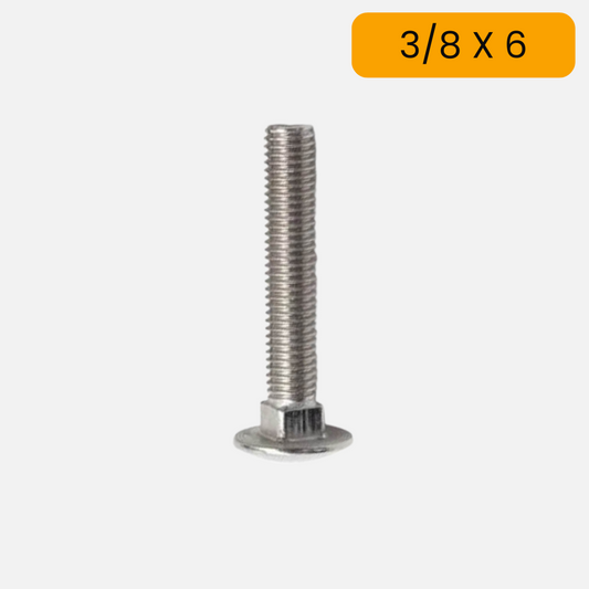 Tornillo carriage/carruaje de 3/8 X 6