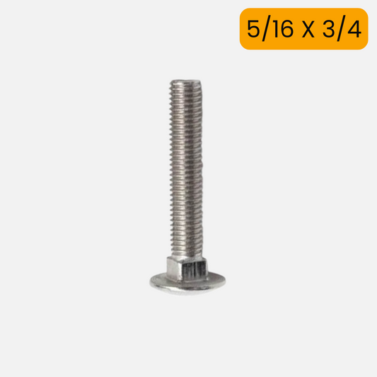 Tornillo carriage/carruaje de 5/16 X 3/4
