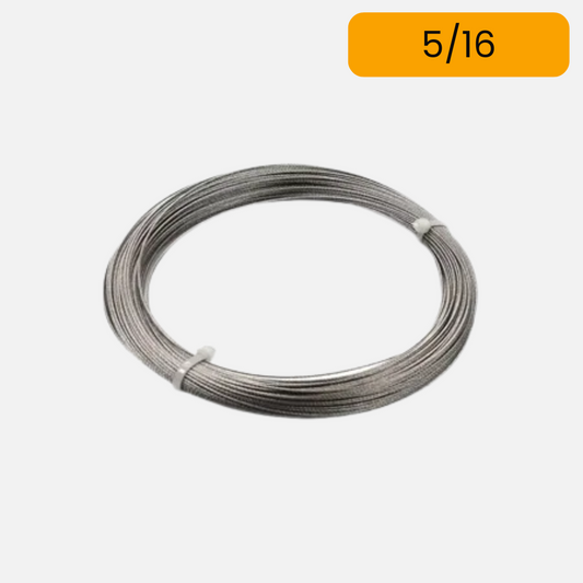 Cable de acero guaya X 500 metros de 5/16