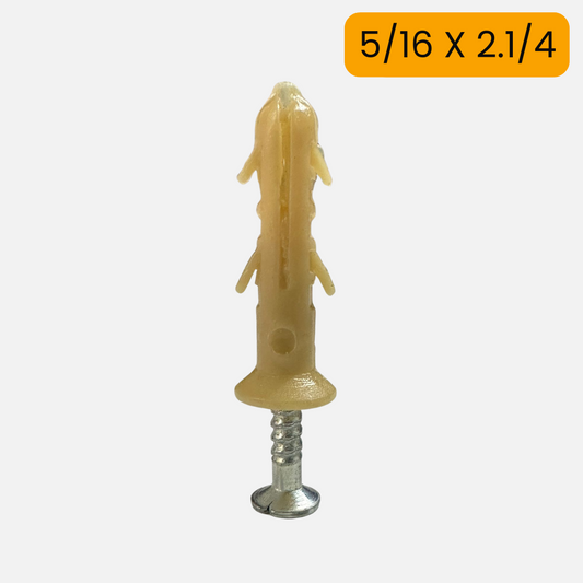 Chazo puntilla nylon  5/16 X 2.1/4