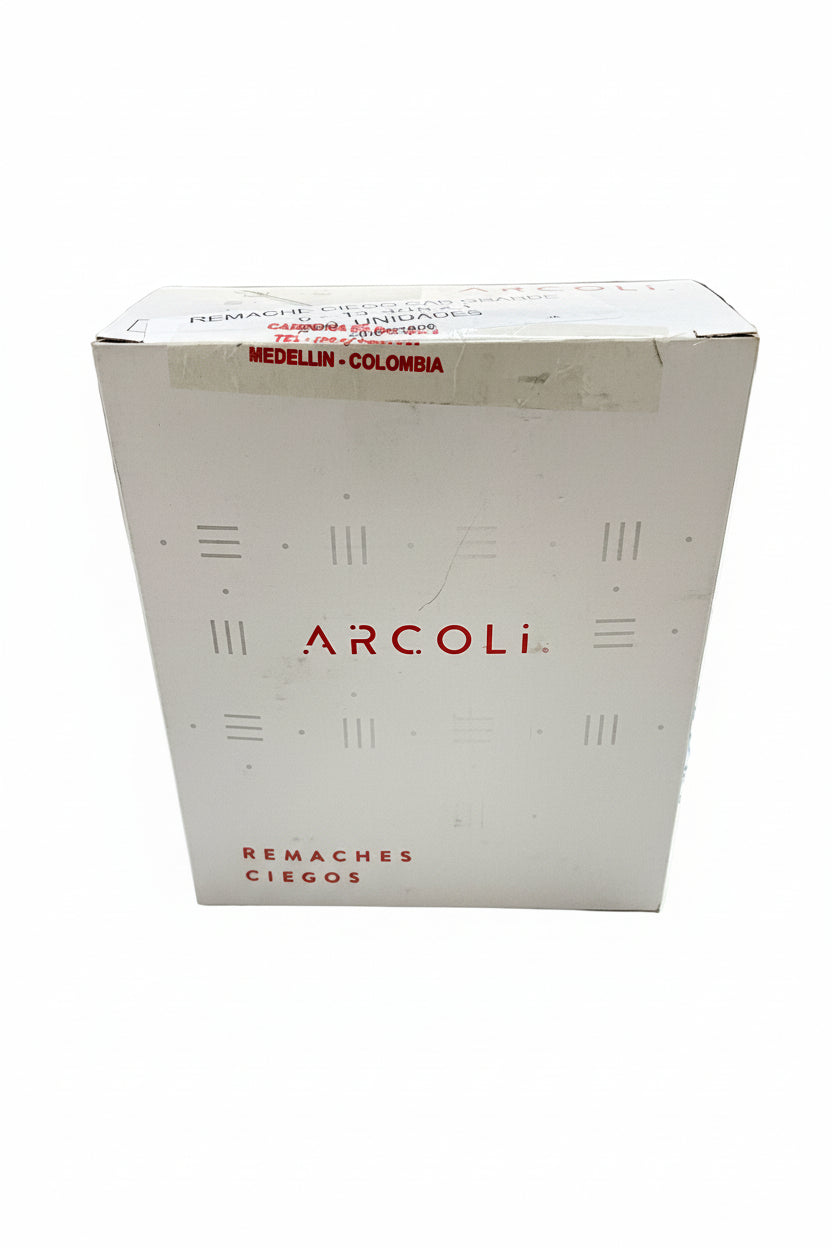 Remache ala ancha/grande zincado AA6-6