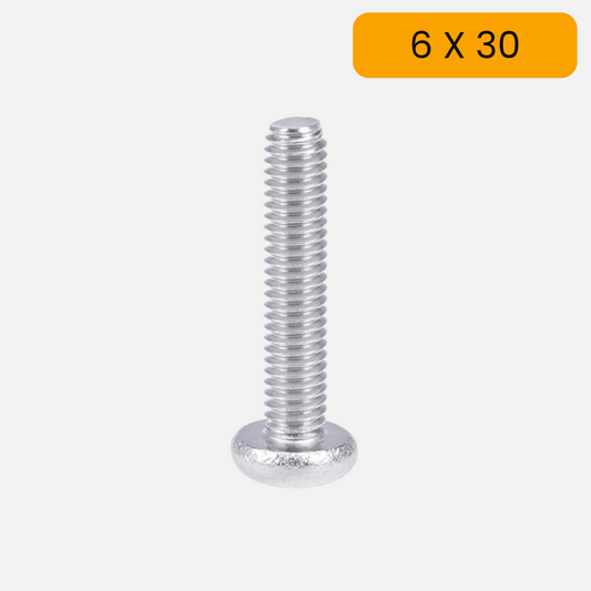 Tornillo lamina pan tipo Jiss de 6 X 30