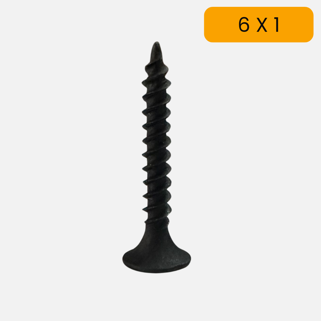 Tornillo Drywall Rosca fina 6 X 1
