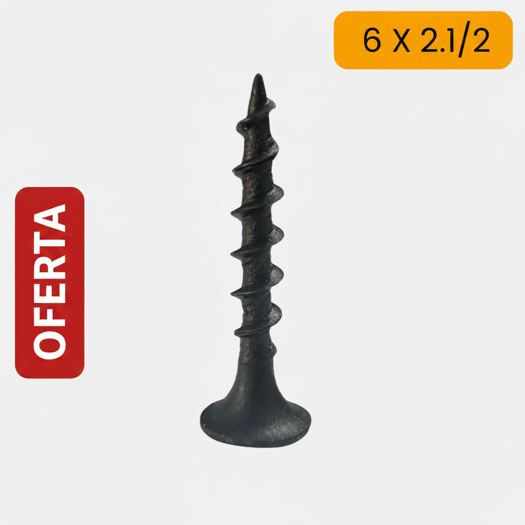 Oferta tornillo drywall 6 X 2.1/2