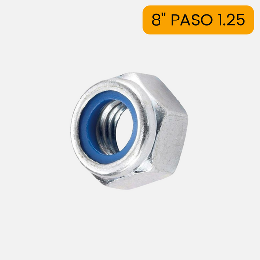 Tuerca de seguridad milimétrica de 8" ( paso 1.25 )
