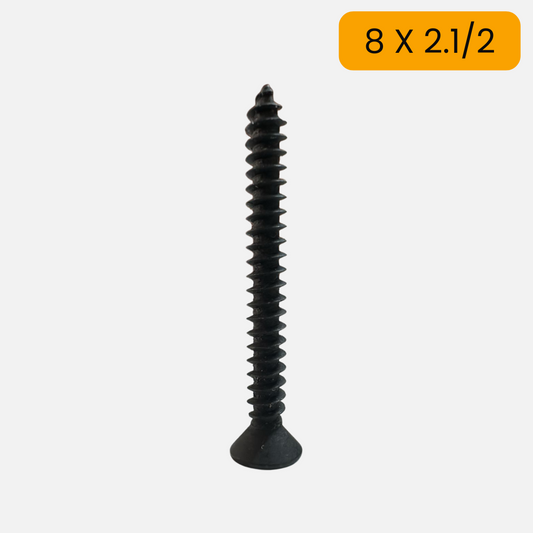 Tornillo para lamina cabeza avellan phillips pavonado 8 X 2.1/2