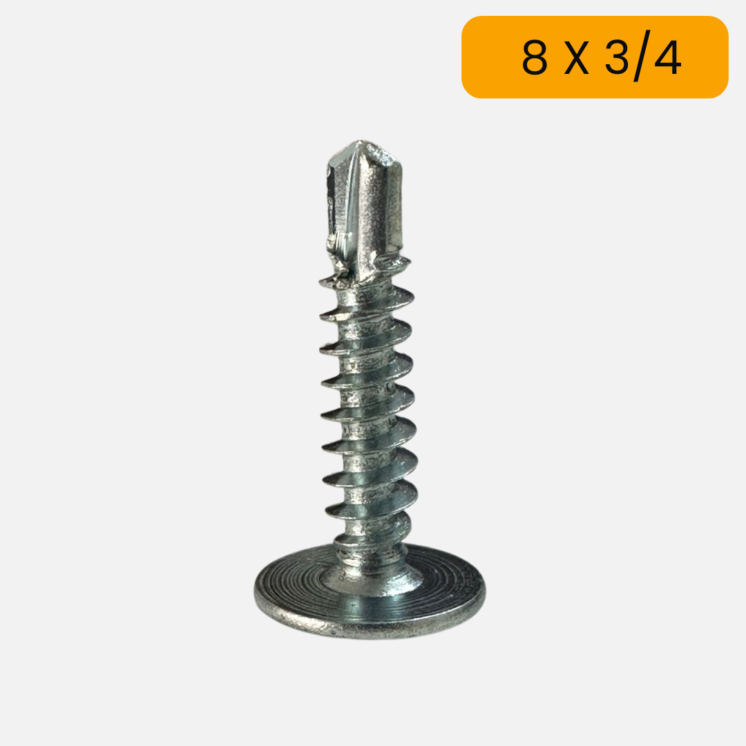 Tornillo extraplano punta broca 8 X 3/4