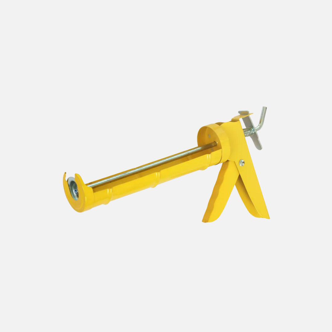 Pistola silicona calafeteo amarilla