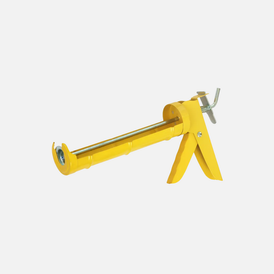 Pistola silicona calafeteo amarilla