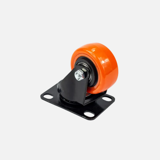 Rodachina rueda naranja (sin freno)