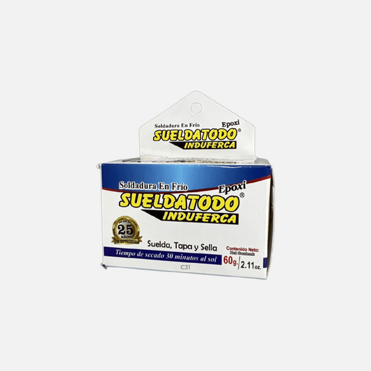 Soldadura en frio suelda x 35 grs x 24 und transparen