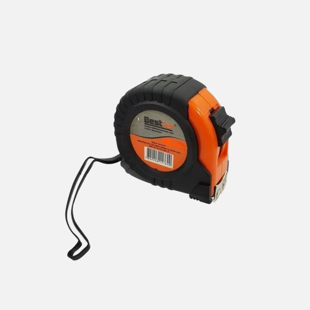 Metro negro con naranja