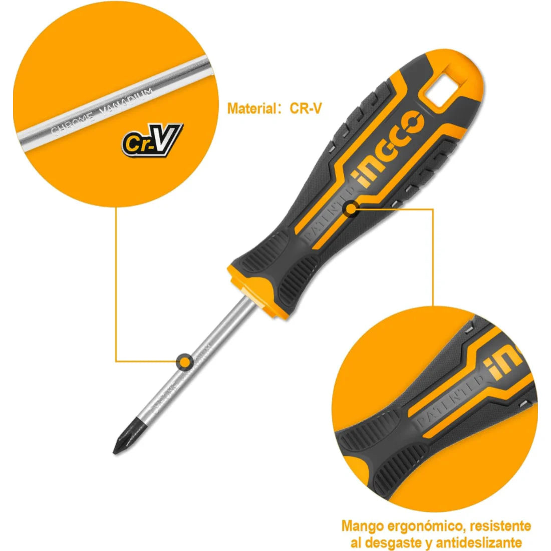 Set 6PCS destornillador marca INGCO HKSD0628