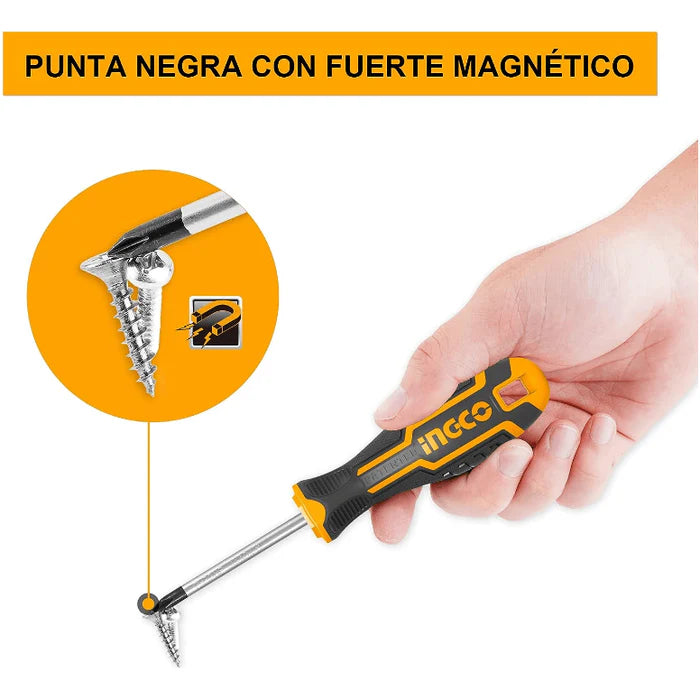 Set 6PCS destornillador marca INGCO HKSD0628
