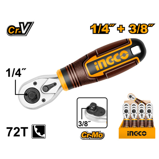 Ratchet 1/4 - 3/8 72T crv 140MM HRTH081438