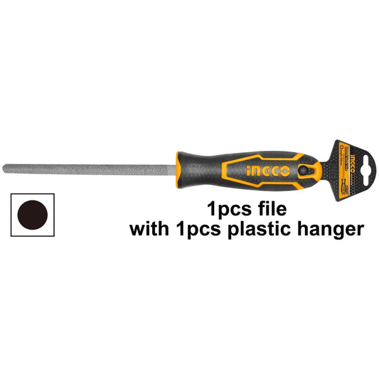 Lima redonda acero T12 200MM marca INGCO HSRF088