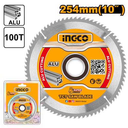 Disco para Aluminio de sierra circular 10" 100 D marca INGCO TSB3254210