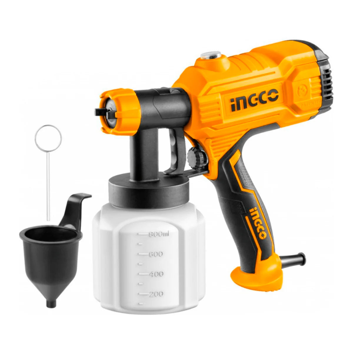 Pistola para pintar 110/120V 450W 380ml/min CAP800ml marca INGCO USPG3508