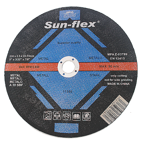 Disco Abrasivo corte Sunflex 9"