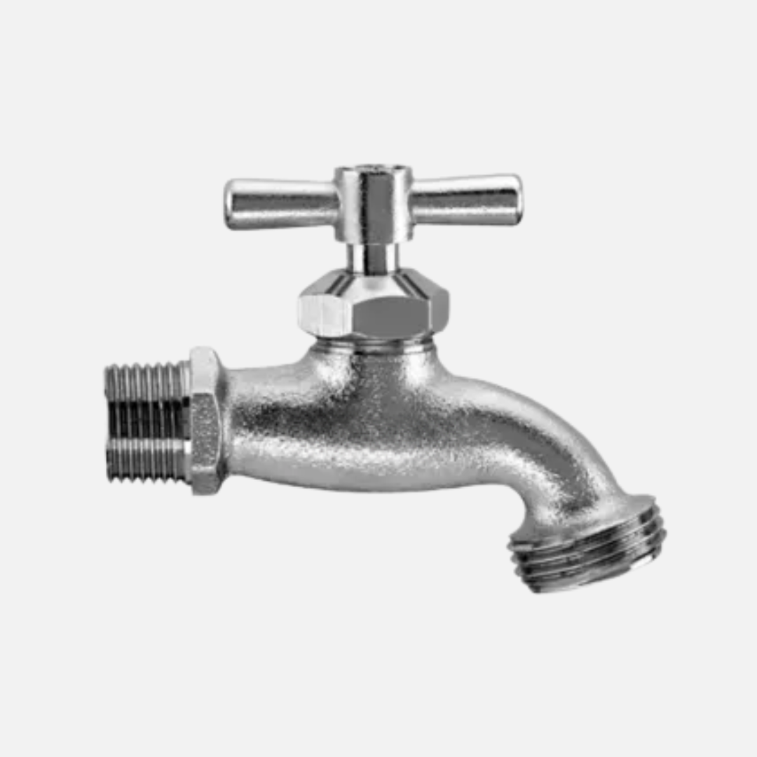 Llave jardin cromada liviana 110 grms