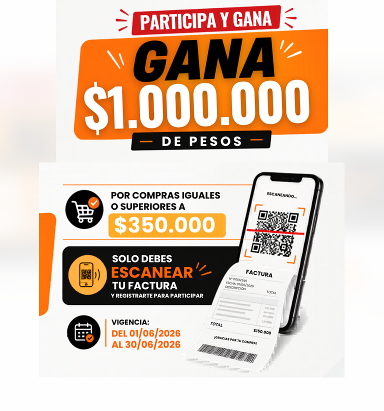 Slider mobile promoción registra tu factura Sofalca